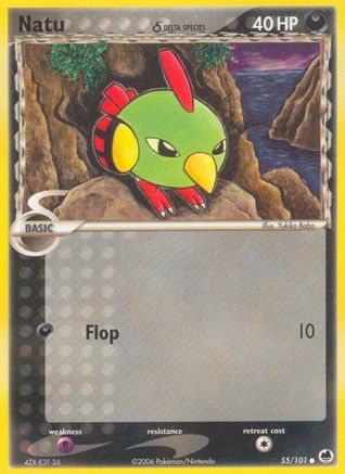 Natu (55/101) (Delta Species) (Stamped) [EX: Dragon Frontiers] - Trinity Hobby