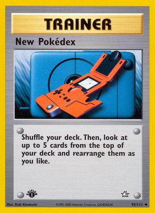 New Pokedex (95/111) [Neo Genesis 1st Edition] - Trinity Hobby