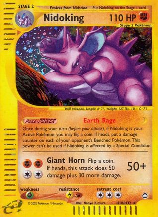 Nidoking (H18/H32) [Aquapolis] - Trinity Hobby