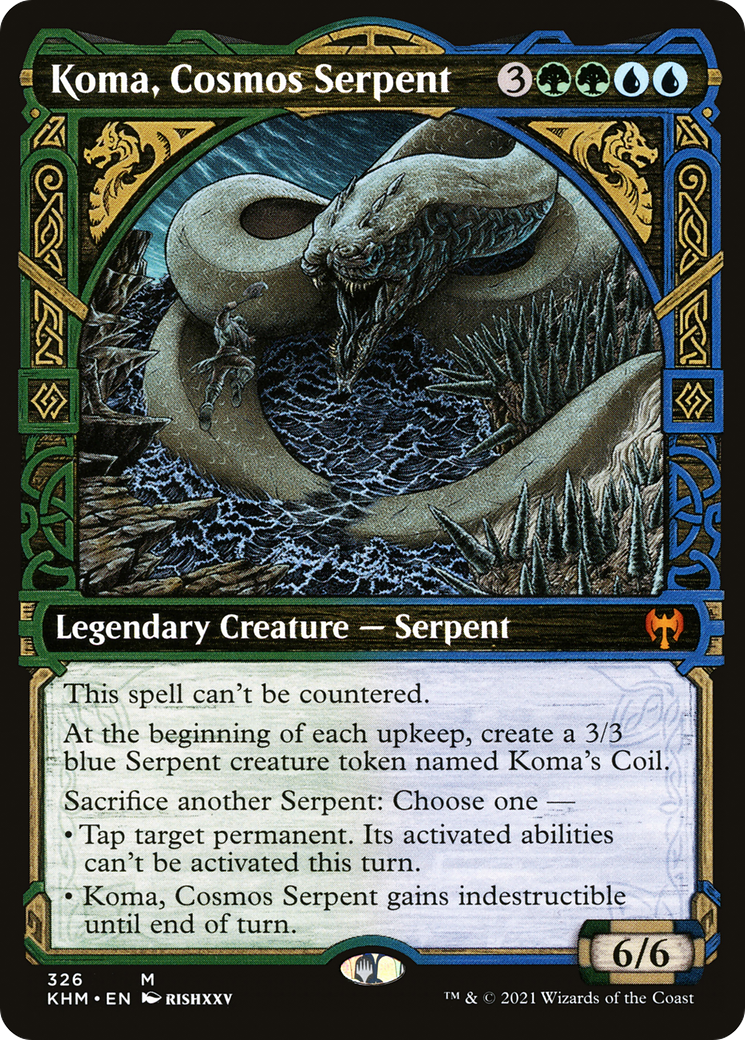 Koma, Cosmos Serpent (Vitrine) [Kaldheim] 