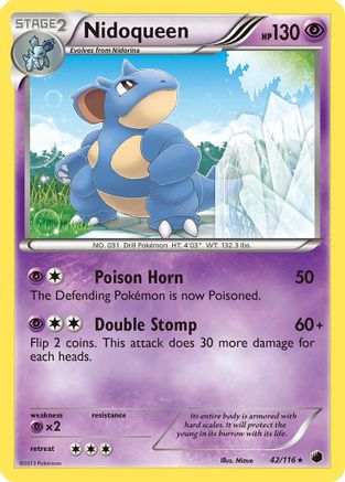 Nidoqueen (42/116) [Black & White: Plasma Freeze] - Trinity Hobby