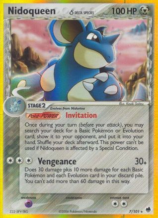 Nidoqueen (7/101) (Delta Species) [EX: Dragon Frontiers] - Trinity Hobby