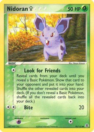 Nidoran (70/112) (Female) [EX: FireRed & LeafGreen] - Trinity Hobby