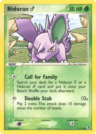 Nidoran (71/112) (Male) [EX: FireRed & LeafGreen] - Trinity Hobby