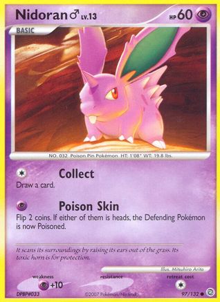 Nidoran (97/132) (Male) [Diamond & Pearl: Secret Wonders] - Trinity Hobby