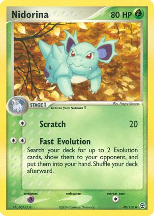 Nidorina (40/112) [EX: FireRed & LeafGreen] - Trinity Hobby