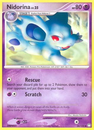 Nidorina (56/123) [Diamond & Pearl: Mysterious Treasures] - Trinity Hobby