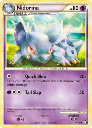 Nidorina (45/102) [HeartGold & SoulSilver: Triumphant] - Trinity Hobby