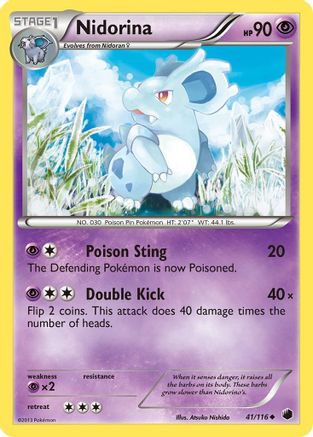 Nidorina (41/116) [Black & White: Plasma Freeze] - Trinity Hobby