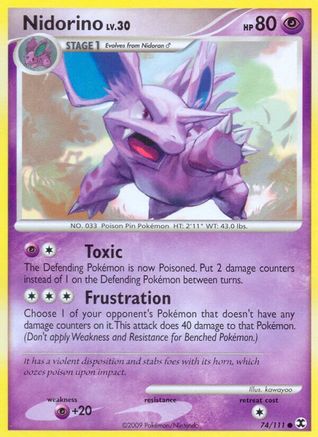 Nidorino (74/111) [Platinum: Rising Rivals] - Trinity Hobby