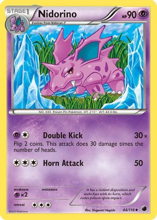 Nidorino (44/116) [Black & White: Plasma Freeze] - Trinity Hobby