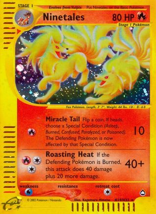 Ninetales (H19/H32) [Aquapolis] - Trinity Hobby