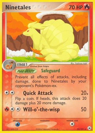 Ninetales (22/101) [EX: Hidden Legends] - Trinity Hobby