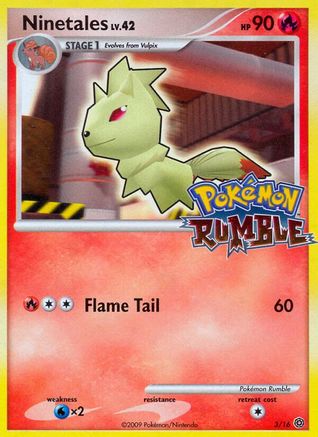 Ninetales (3/16) [Pokémon Rumble] - Trinity Hobby