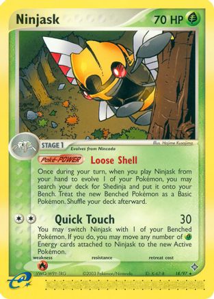 Ninjask (18/97) [EX: Dragon] - Trinity Hobby