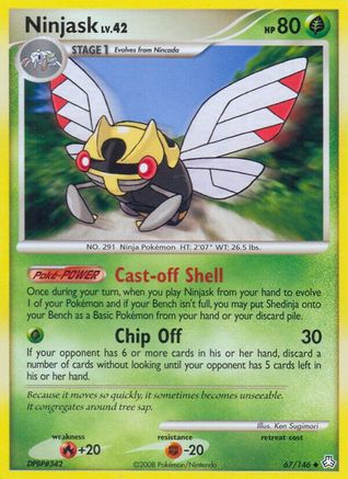Ninjask (67/146) [Diamond & Pearl: Legends Awakened] - Trinity Hobby