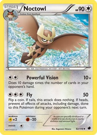 Noctowl (92/116) [Black & White: Plasma Freeze] - Trinity Hobby