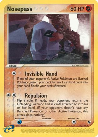 Nosepass (18/109) [EX: Ruby & Sapphire] - Trinity Hobby