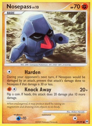 Nosepass (69/99) [Platinum: Arceus] - Trinity Hobby