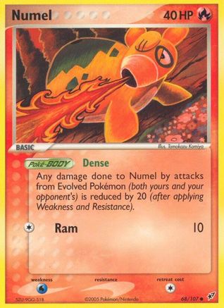 Numel (68/107) (Stamped) [EX: Deoxys] - Trinity Hobby