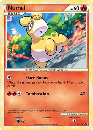 Numel (35/95) [HeartGold & SoulSilver: Unleashed] - Trinity Hobby