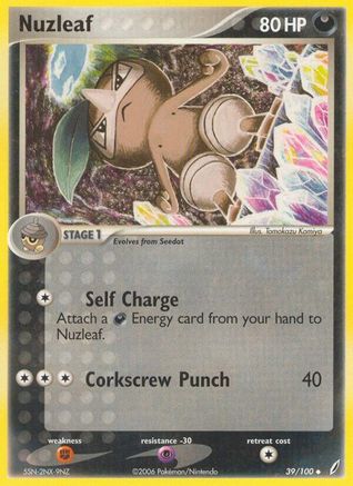 Nuzleaf (39/100) [EX: Crystal Guardians] - Trinity Hobby