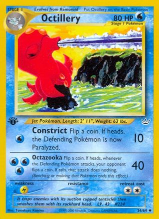 Octillery (34/64) [Neo Revelation Unlimited] - Trinity Hobby