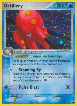 Octillery (10/115) [EX: Unseen Forces] - Trinity Hobby