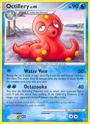 Octillery (58/127) [Platinum: Base Set] - Trinity Hobby