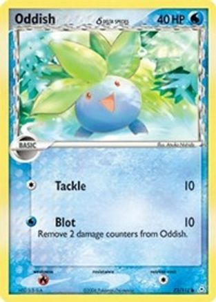 Oddish (73/110) (Delta Species) (Stamped) [EX: Holon Phantoms] - Trinity Hobby