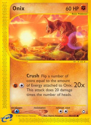 Onix (98/147) [Aquapolis] - Trinity Hobby