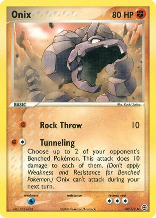 Onix (42/112) [EX: FireRed & LeafGreen] - Trinity Hobby