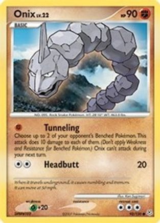 Onix (92/130) [Diamond & Pearl: Base Set] - Trinity Hobby