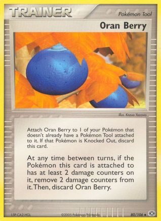 Oran Berry (80/106) (Stamped) [EX: Emerald] - Trinity Hobby