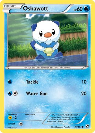 Oshawott (27/114) [Black & White: Base Set] - Trinity Hobby