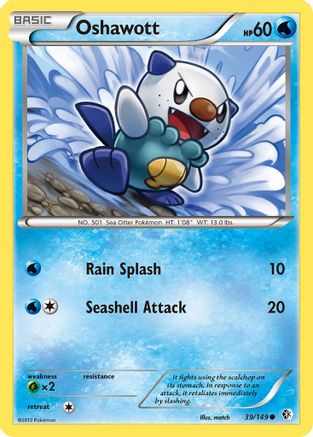 Oshawott (39/149) [Black & White: Boundaries Crossed] - Trinity Hobby