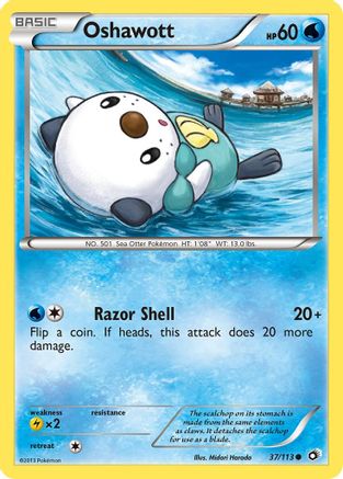 Oshawott (37/113) [Black & White: Legendary Treasures] - Trinity Hobby