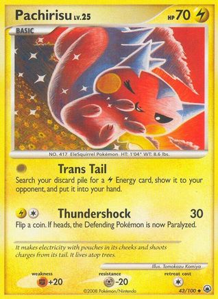 Pachirisu (43/100) [Diamond & Pearl: Majestic Dawn] - Trinity Hobby
