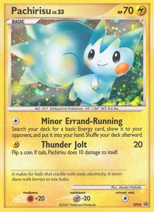 Pachirisu (DP04) [Diamond & Pearl: Black Star Promos] - Trinity Hobby