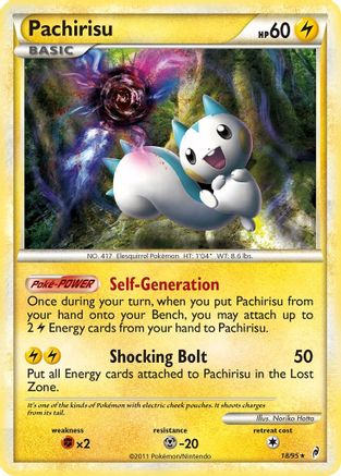 Pachirisu (18/95) [HeartGold & SoulSilver: Call of Legends] - Trinity Hobby