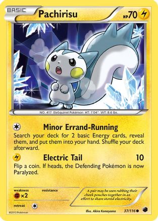 Pachirisu (37/116) [Black & White: Plasma Freeze] - Trinity Hobby