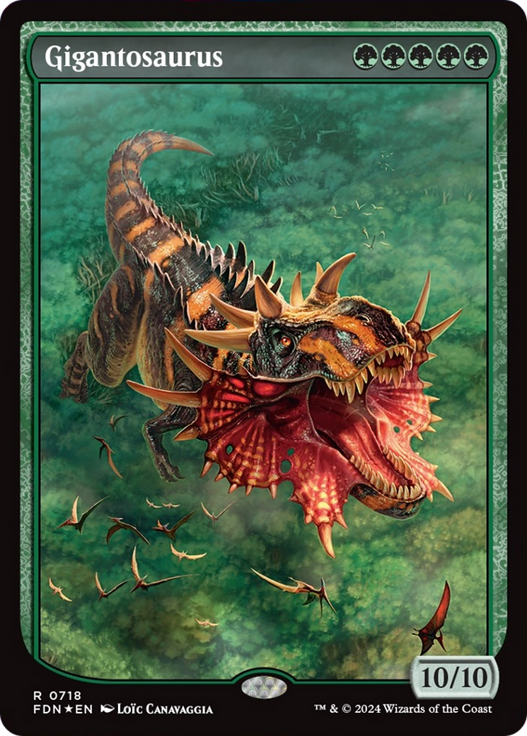 Gigantosaurus (Full Art) [Foundations] - Trinity Hobby