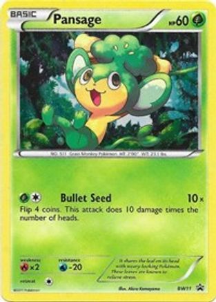 Pansage (BW11) [Black & White: Black Star Promos] - Trinity Hobby