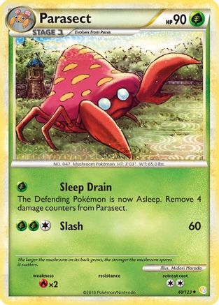 Parasect (48/123) [HeartGold & SoulSilver: Base Set] - Trinity Hobby