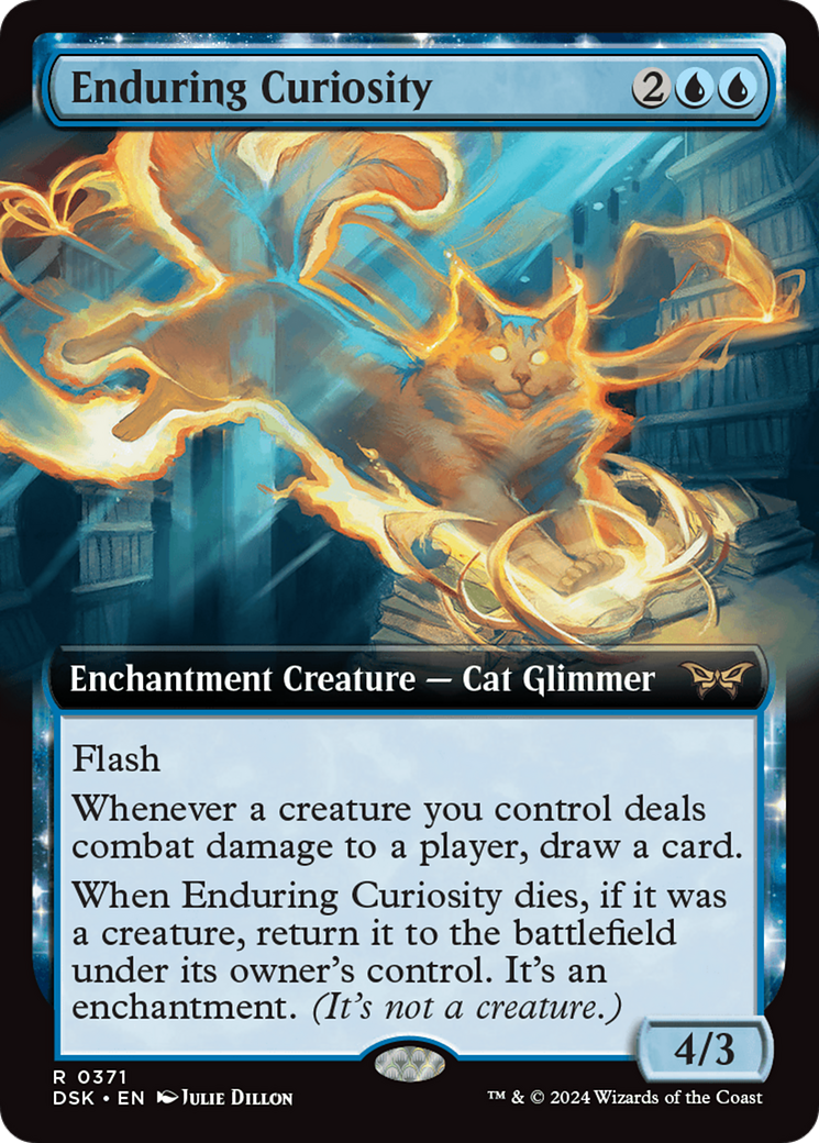 Enduring Curiosity (Extended Art) [Duskmourn: House of Horror] - Trinity Hobby