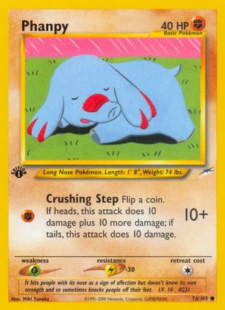 Phanpy (76/105) [Neo Destiny Unlimited] - Trinity Hobby