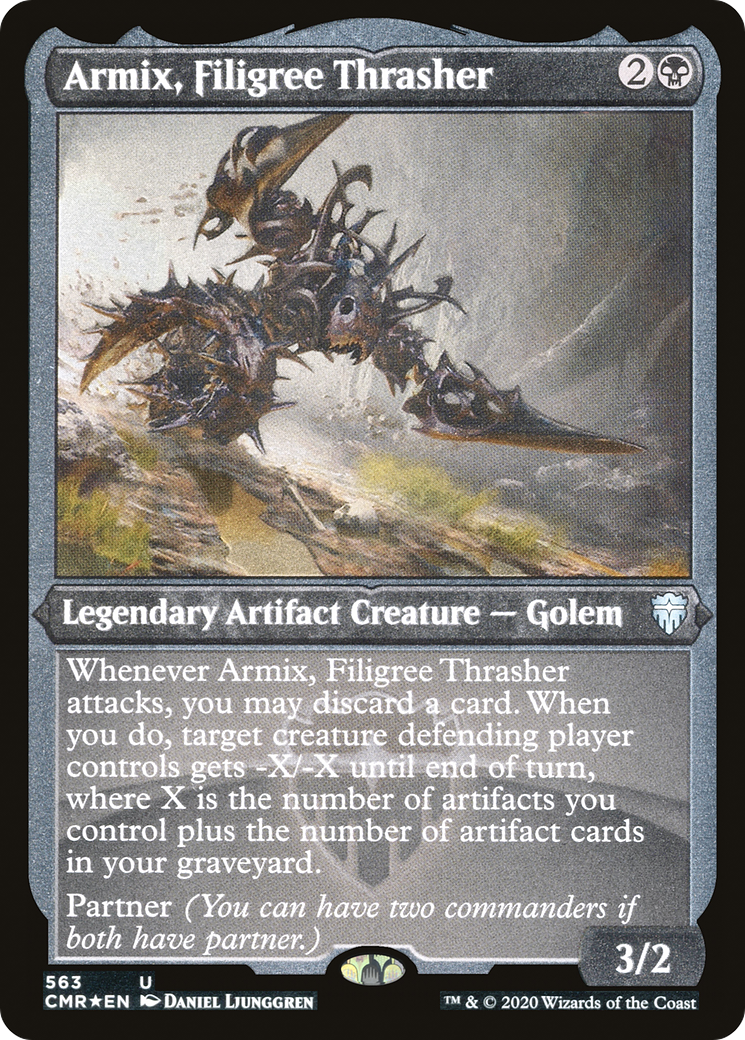 Armix, Filigree Thrasher (Etched) [Commander Legends] - Trinity Hobby