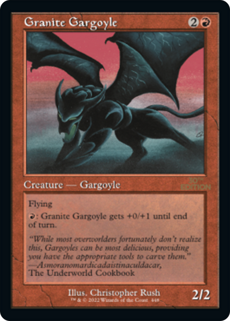 Gargouille de granit (rétro) [édition 30e anniversaire] 