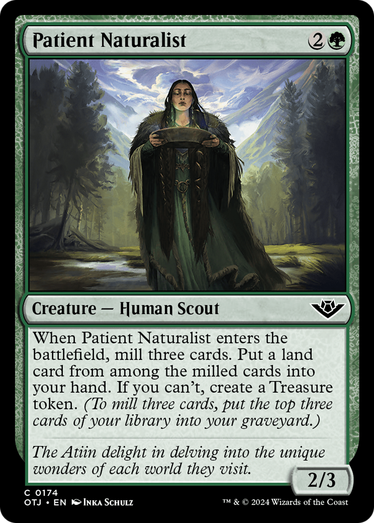 Patient Naturalist [Outlaws of Thunder Junction] - Trinity Hobby