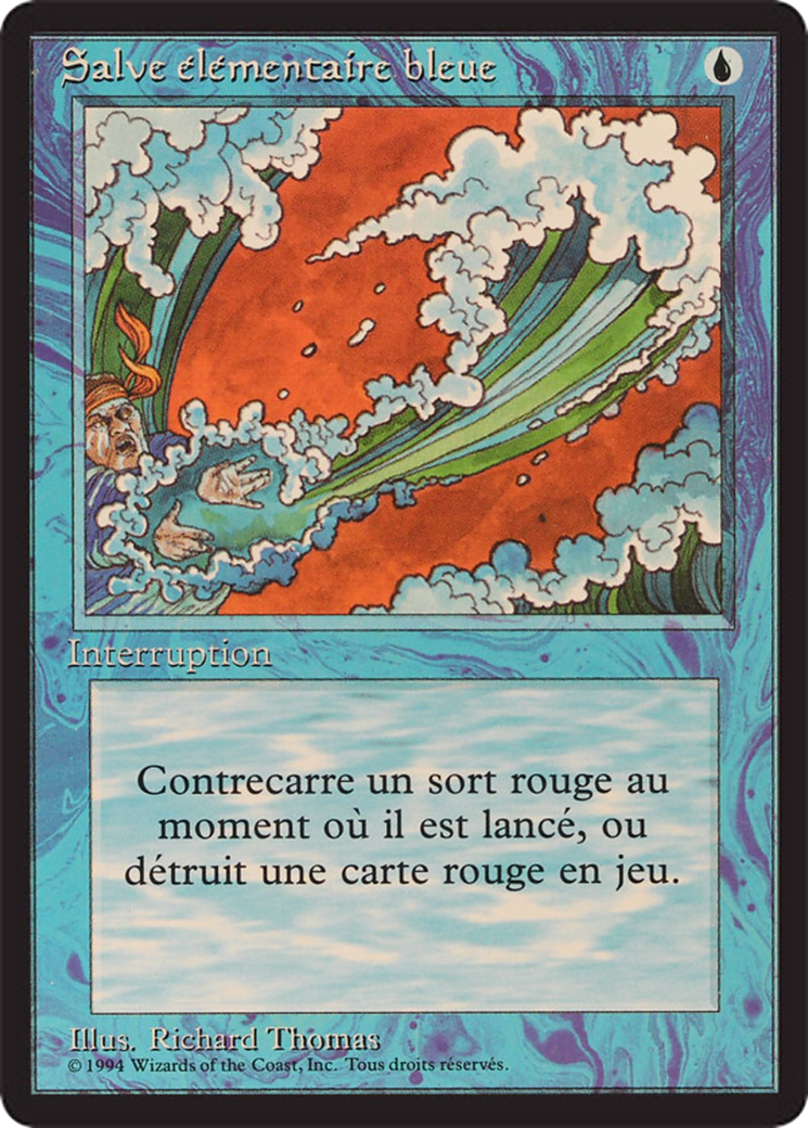 Blue Elemental Blast [Foreign Black Border] - Trinity Hobby